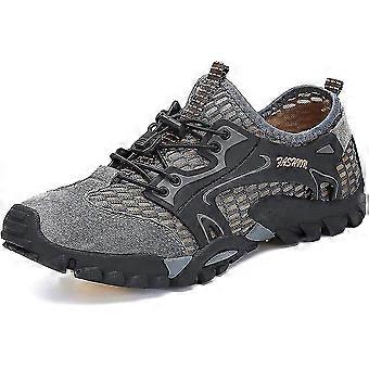 Water Shoes Men Women Quick Dry Barefoot Swim River Shoes,gray,eu 45/uk 10
