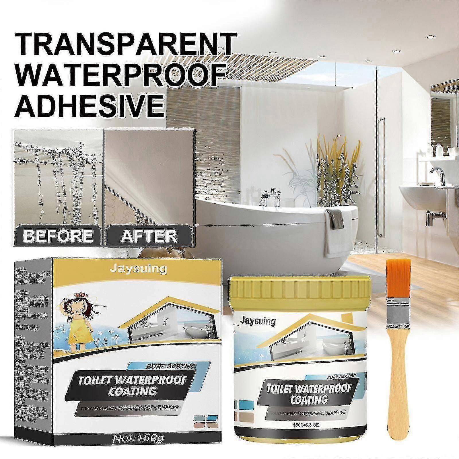 Jaysuing漏れ防止防水接着剤バスルーム透明防水接着剤外壁漏れ防止レンガ破壊防水コーティングBF|