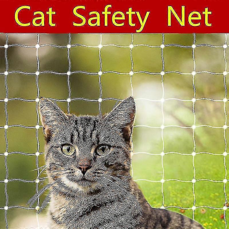 1set Cat Net Balcony Safety Net Protective Cat Net Size 3 X 8 M (diamond Mesh)