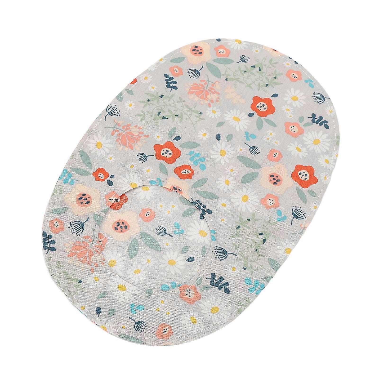 Blommigt tryckt stomipåseöverdrag Rund form Bärbar skyddande bomullsrektal stomipåse för dusch