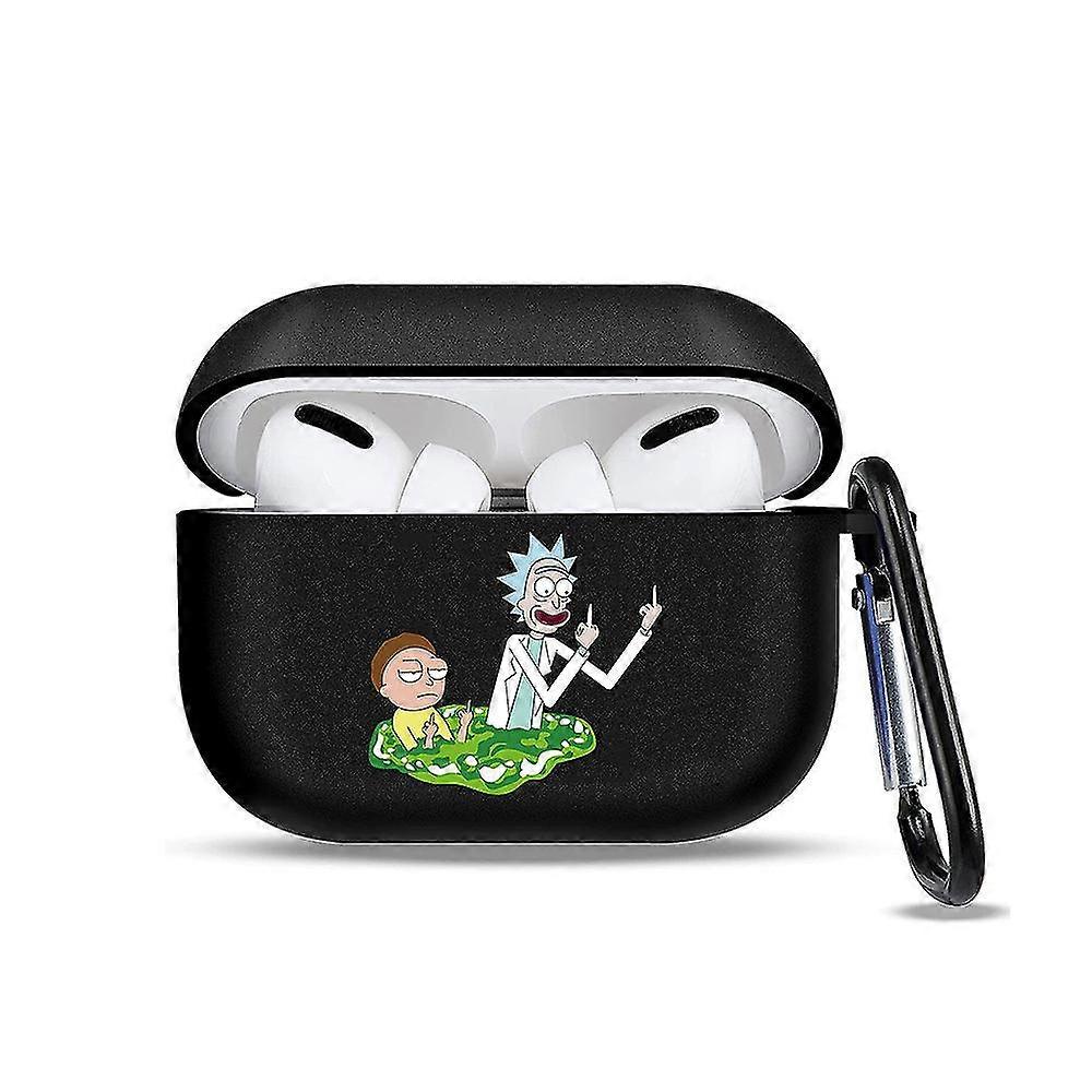 Rick and Morty Cartoon Custodia Protettiva In TPU Per Apple AirPods Pro 1a/2a/3a generazione