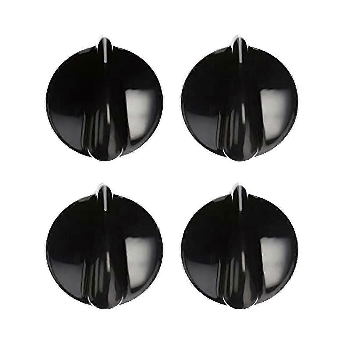 4 Pcs Stove Knobs, Burner Control Knob, Range Knobs Gas Stove Black Range/stove/cooktop/ovens Wb03t10236