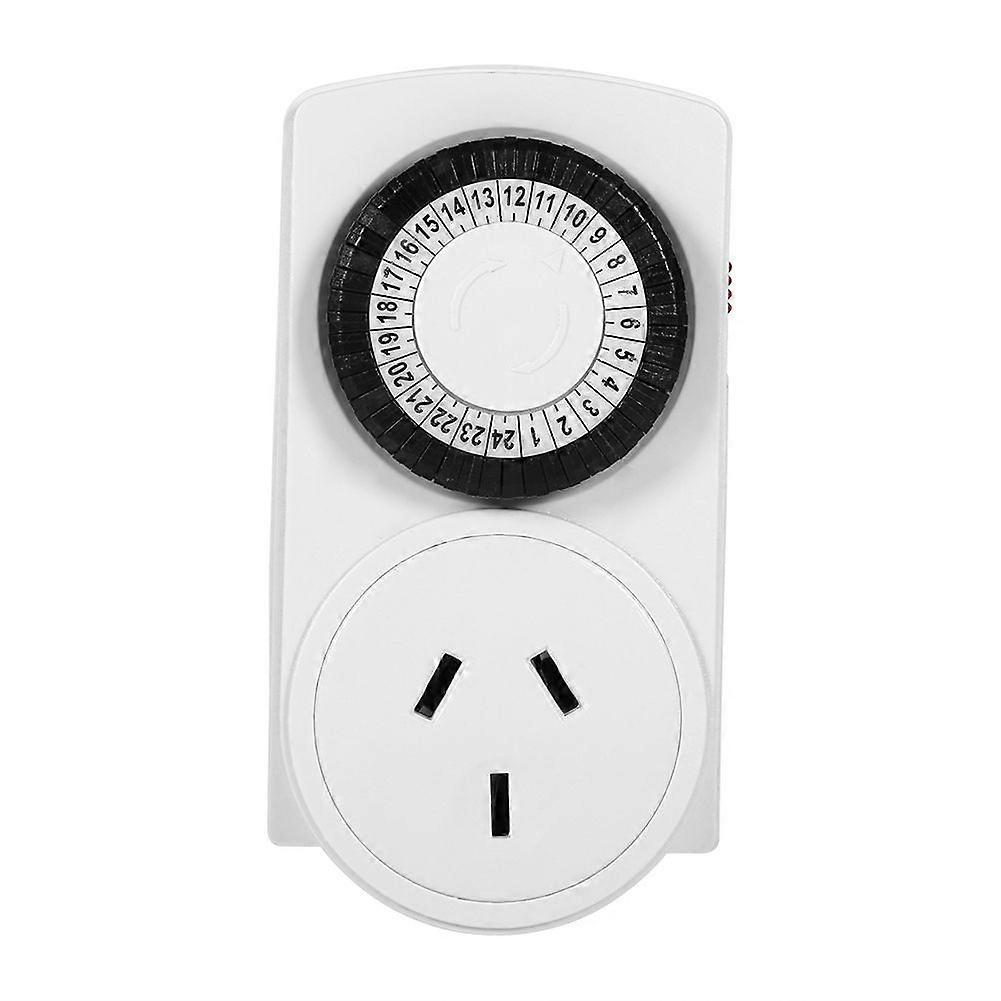 24 Hours Electrical Energy saving Mechanical Timer Socket Outlet Plug Timing Switch (AU Plug)