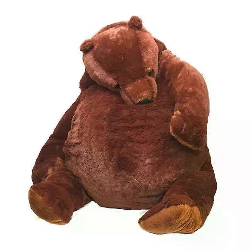40cm -100cm simulering DJUNGELSKOG Brun Bjørn Kæmpe Plys Bjørn Legetøj Tøjdyr Blød Pude Pige Børn Fødselsdagsgave