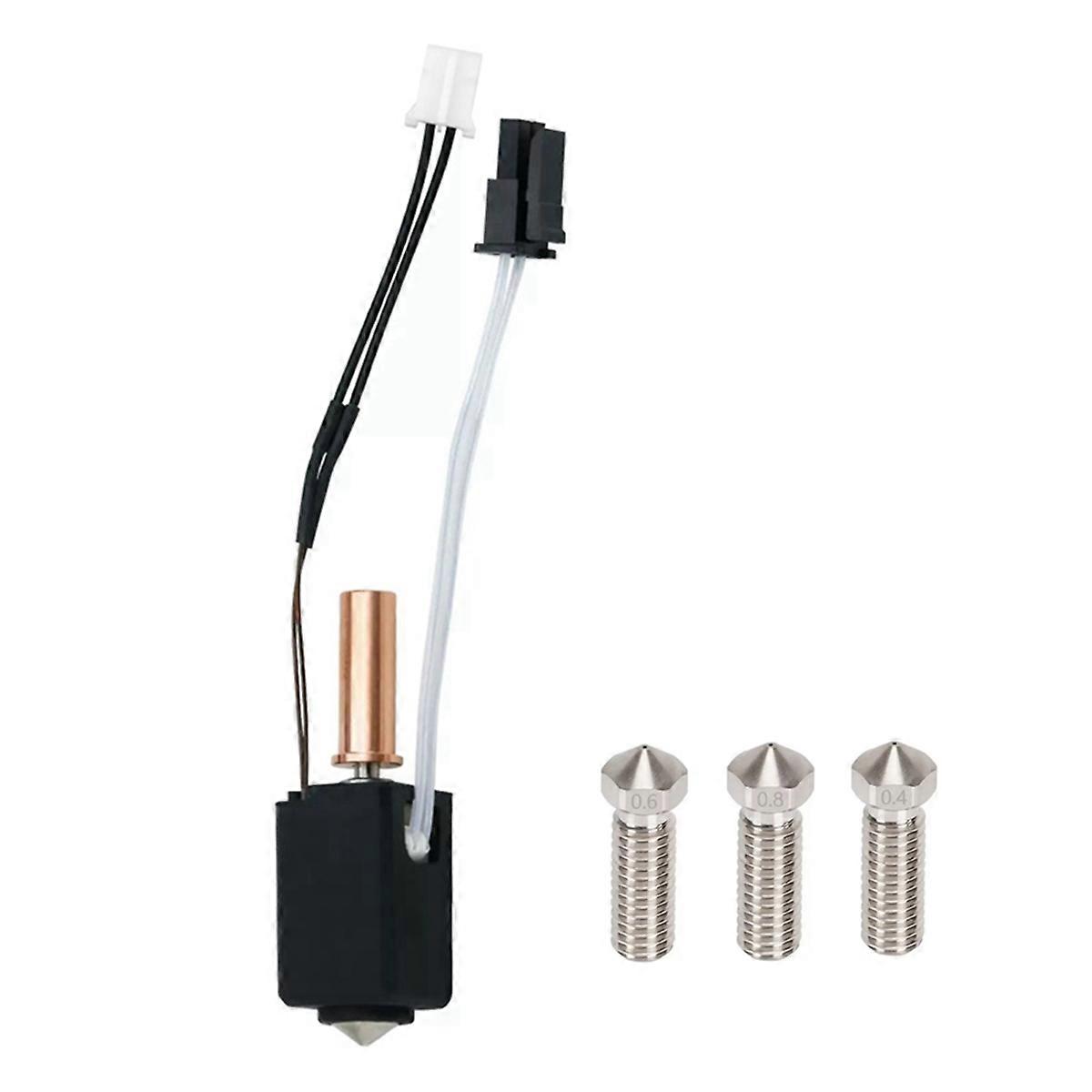 3D Printer Hotend Kit for 2 Thermistor Heater 0.4mm Print Hot End for 2, 2 Plus
