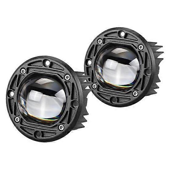 1 Pair Fog Lamp Long Lifespan High-Brightness 6000K/3500K DC 10-30V LED Work Light for Car