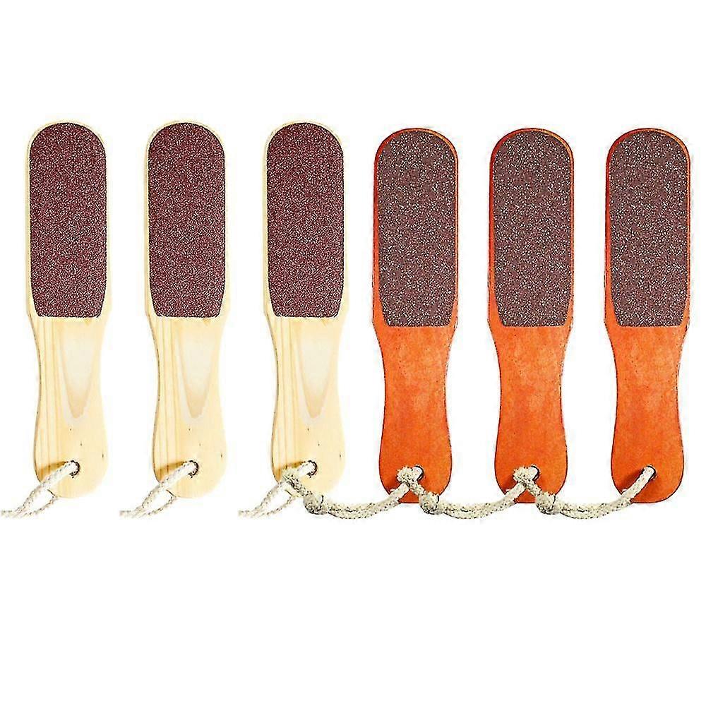 2-sided Foot File Wood (pa Of 6)professional Callus File