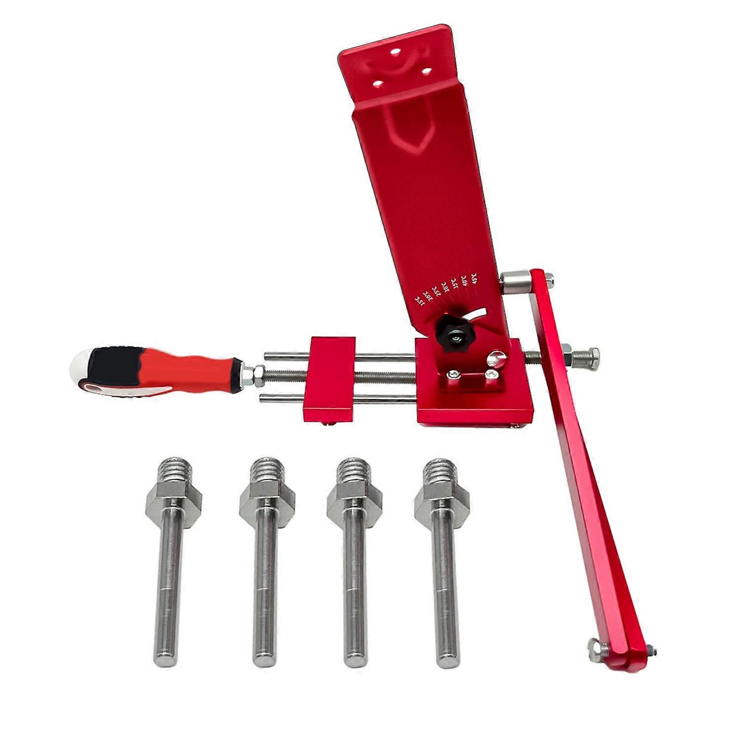 Lawn Mower Blade Sharpener Aluminum Alloy Blade Sharpener Tool Set for Standard Lawnmower