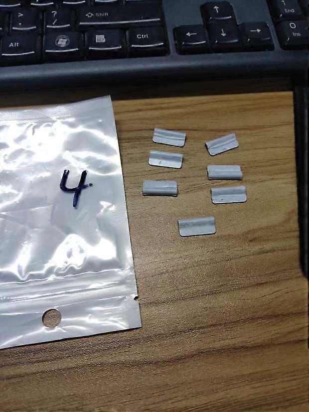 7pcs Car Window Button Accessories Window Control Switch Stainless Steel Sequins Universal