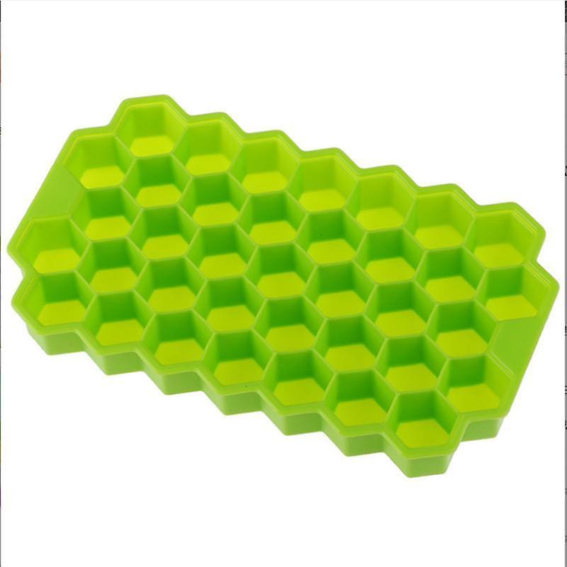 Ice Cube Trays, 1/2PCS Silicone Flexible Ice Cube Trays with Lid, for Chilled Drinks, Stackable Flexible Ice Cube Trays