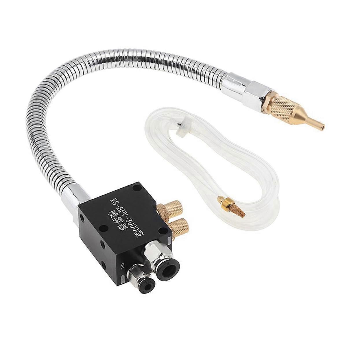 Atomizing Coolant Lubrication System 400mm,Sprayer Metal Hose for Cutting/Engraving/Cooling Machine