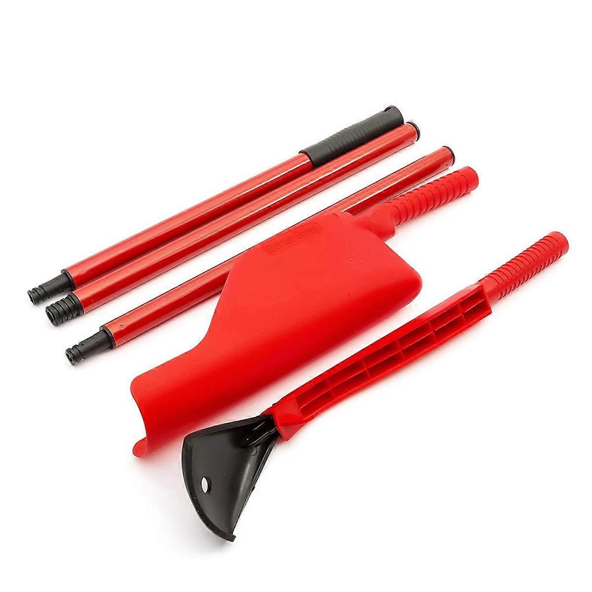 Retractable Eaves Sink Gutter Leaf Cleaning Set Plastic Gardening