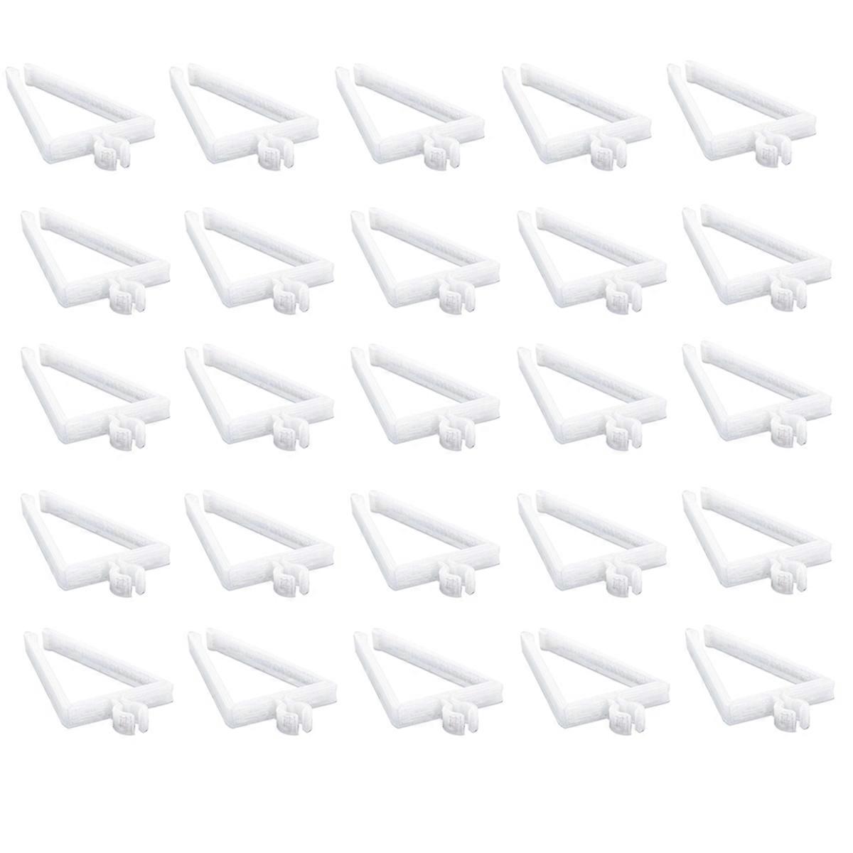 200Pcs Christmas Light Clips Gutter Light Clips Fascia Boards Hanger for Clay Tile Roof Roof Gutter