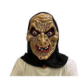 JUSCH Halloween black cloth pullover horror ghost face mask devil mask dance mask (001 style)