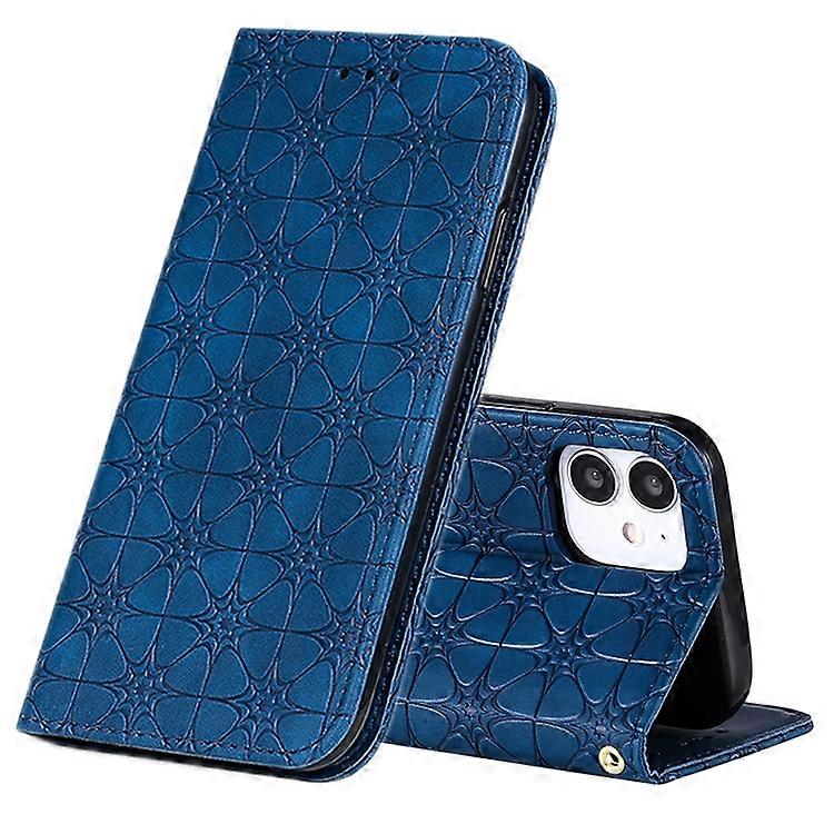 For iPhone 12 mini Lucky Flowers Embossing Pattern Magnetic Horizontal Flip Leather Case with Holder & Card Slots