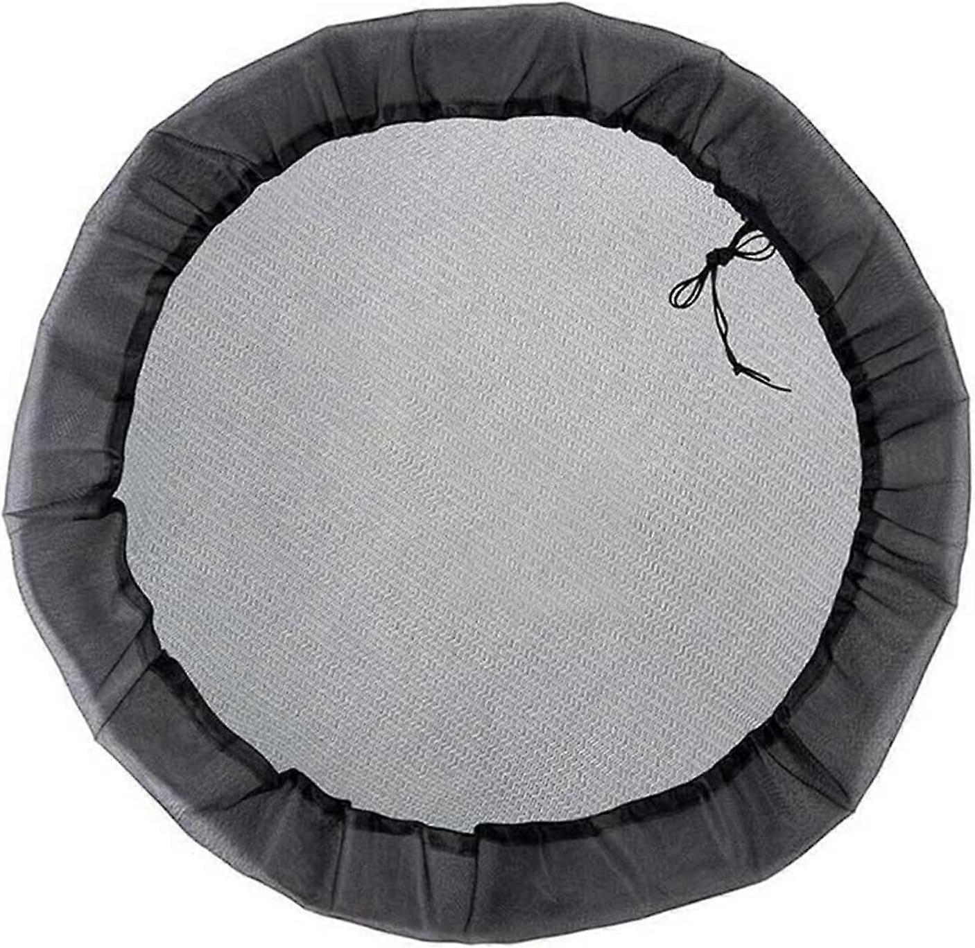 Large Mesh Rain Net, Adjustable Net Rain Collector Cover with Drawstring for Outdoor Rain Barrels - 110cm