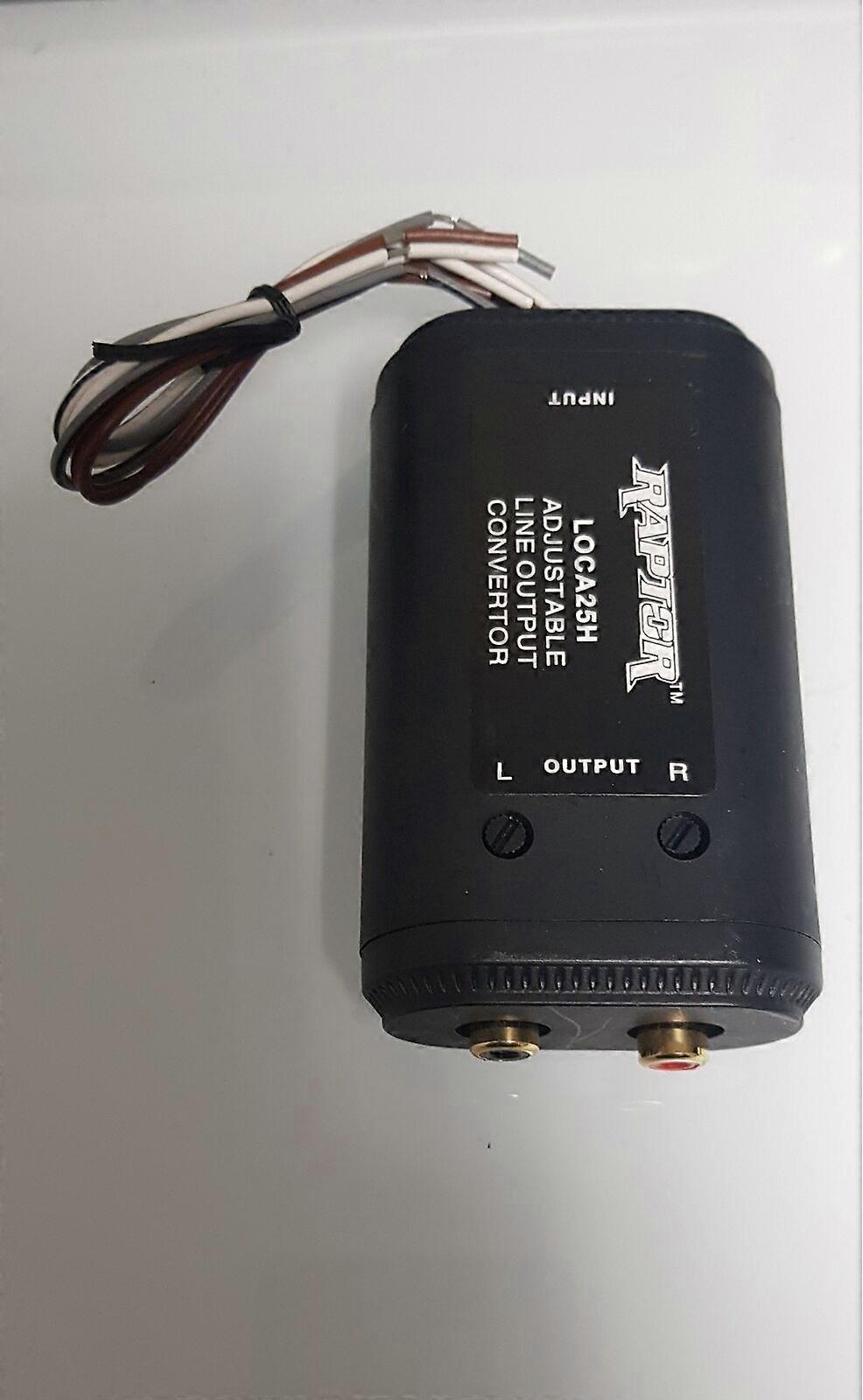 HIGH LEVEL SPEAKER TO LOW LEVEL RCA AMPLIFIER CONVERTER 2 CHANNEL CTLOCAA25H