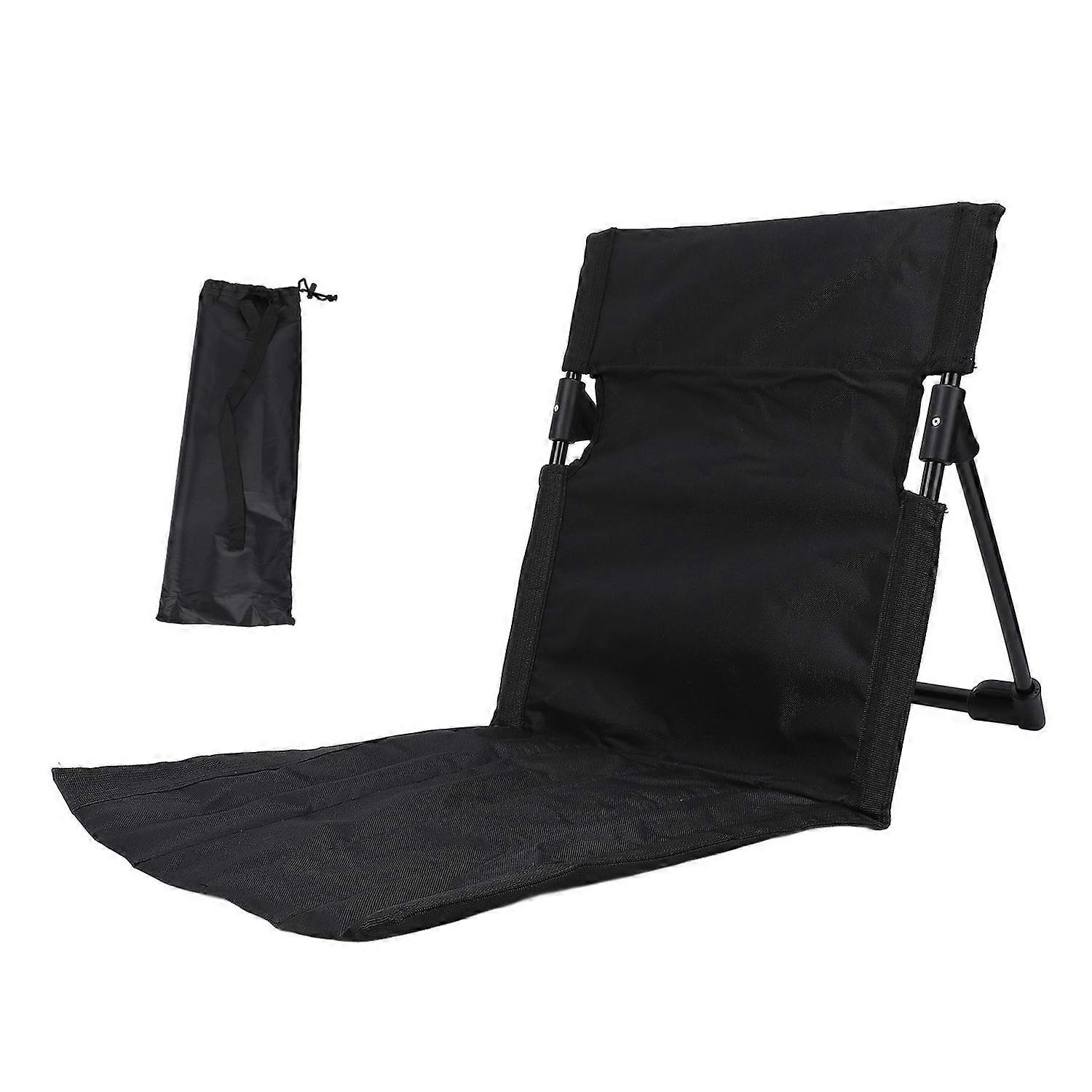 Camping Folding Chair Lightweight Comfortable Lounge Chair Single Lazy Chair with Backrest For Outdo