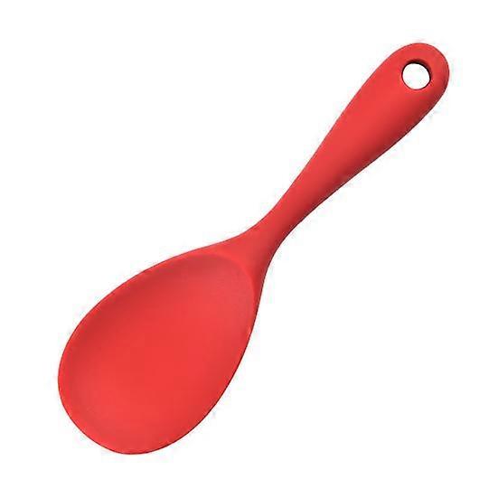 Rice Spoon Thickened Hanging Hole Easily Cleaning Translucent Silicone Pan Cooking Tools