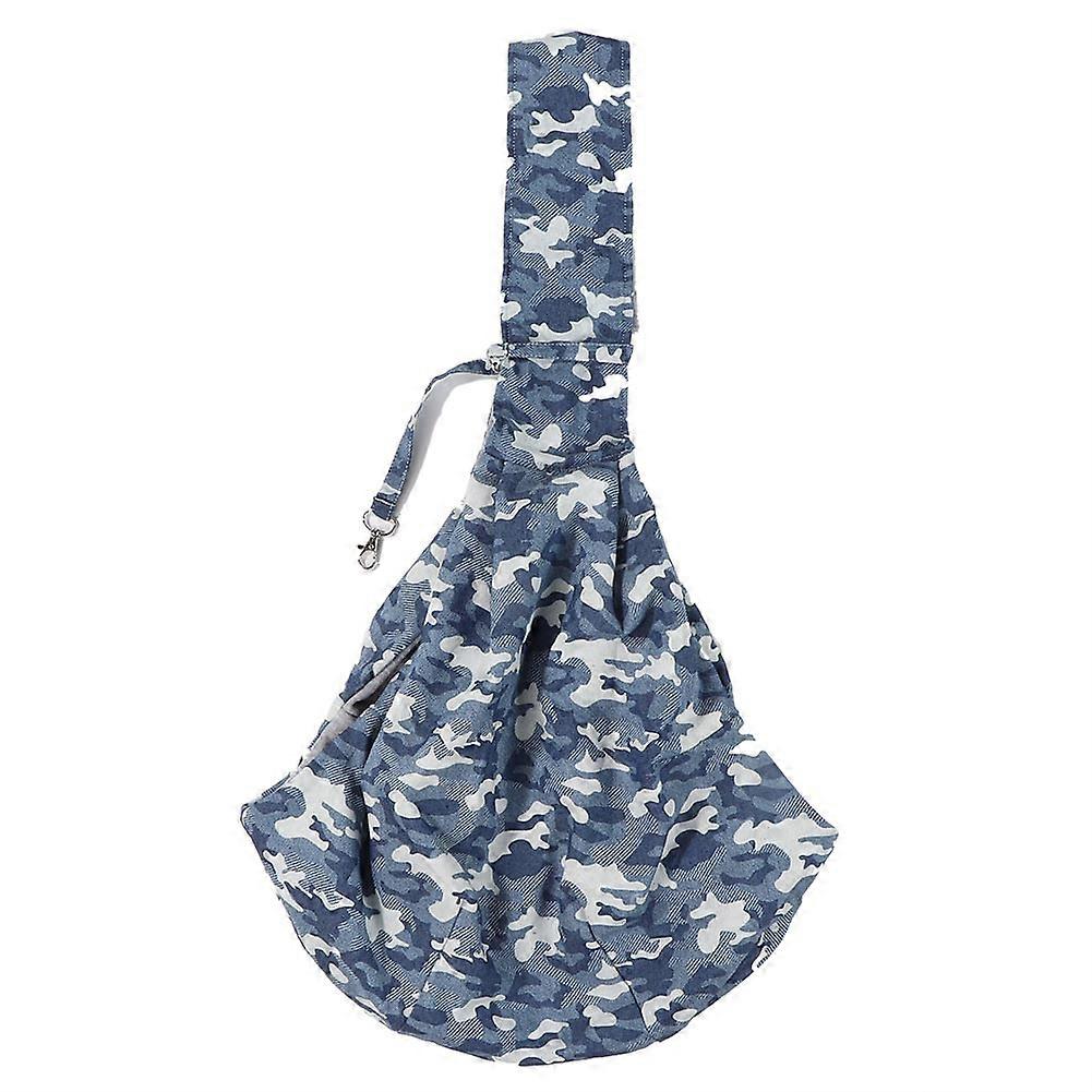 Small Pet Dog Cat Messenger Bag With Adjustable Strap And Built-In Mobile Phone Pocket, Lightweight, Durable Fabric