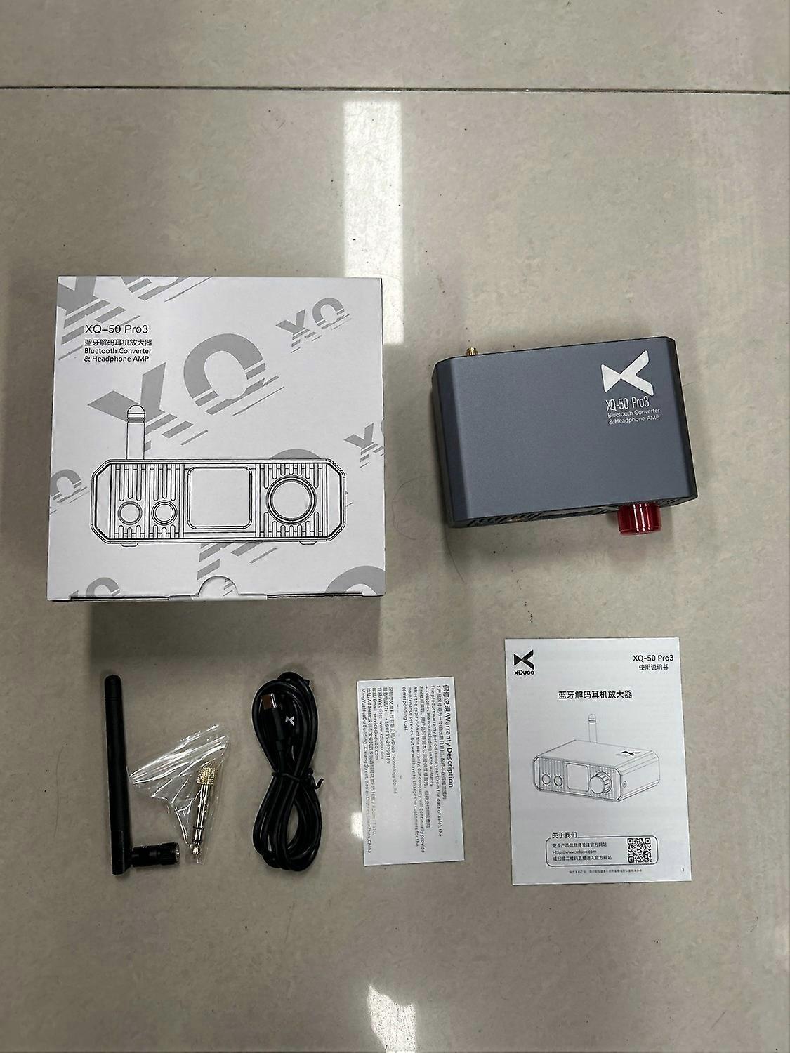 xDuoo XQ-50 Pro3 High-Fidelity BT Converter and Headphone Amplifier Wireless Audio Decoder Amplifier