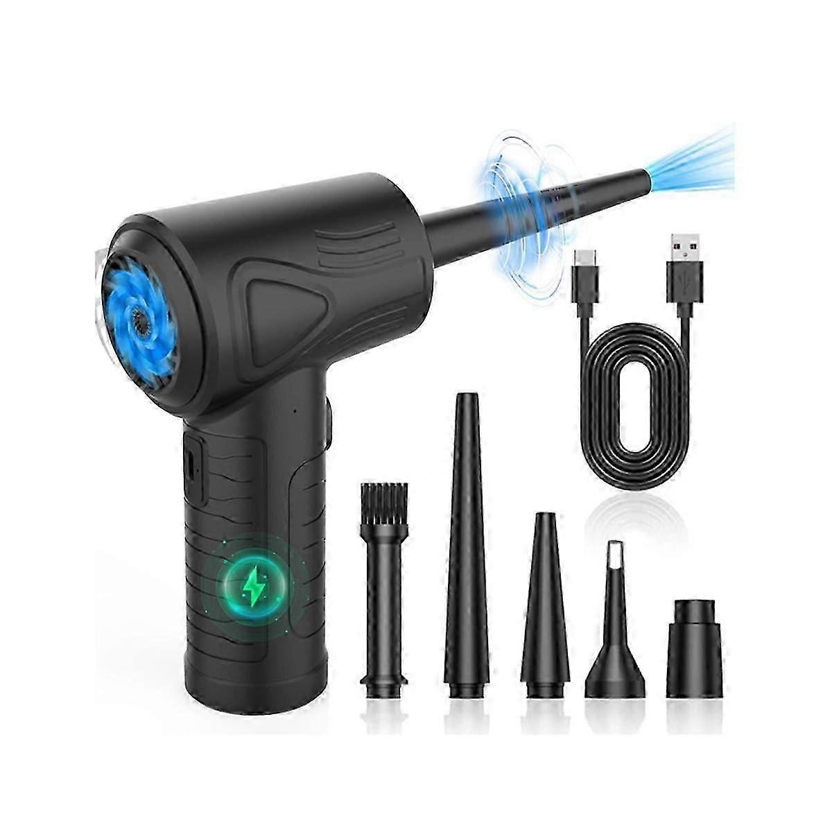 Spolverino ad aria compressa per tastiera del computer 51000 giri/min Mini pulitore elettrico senza fili per P DS