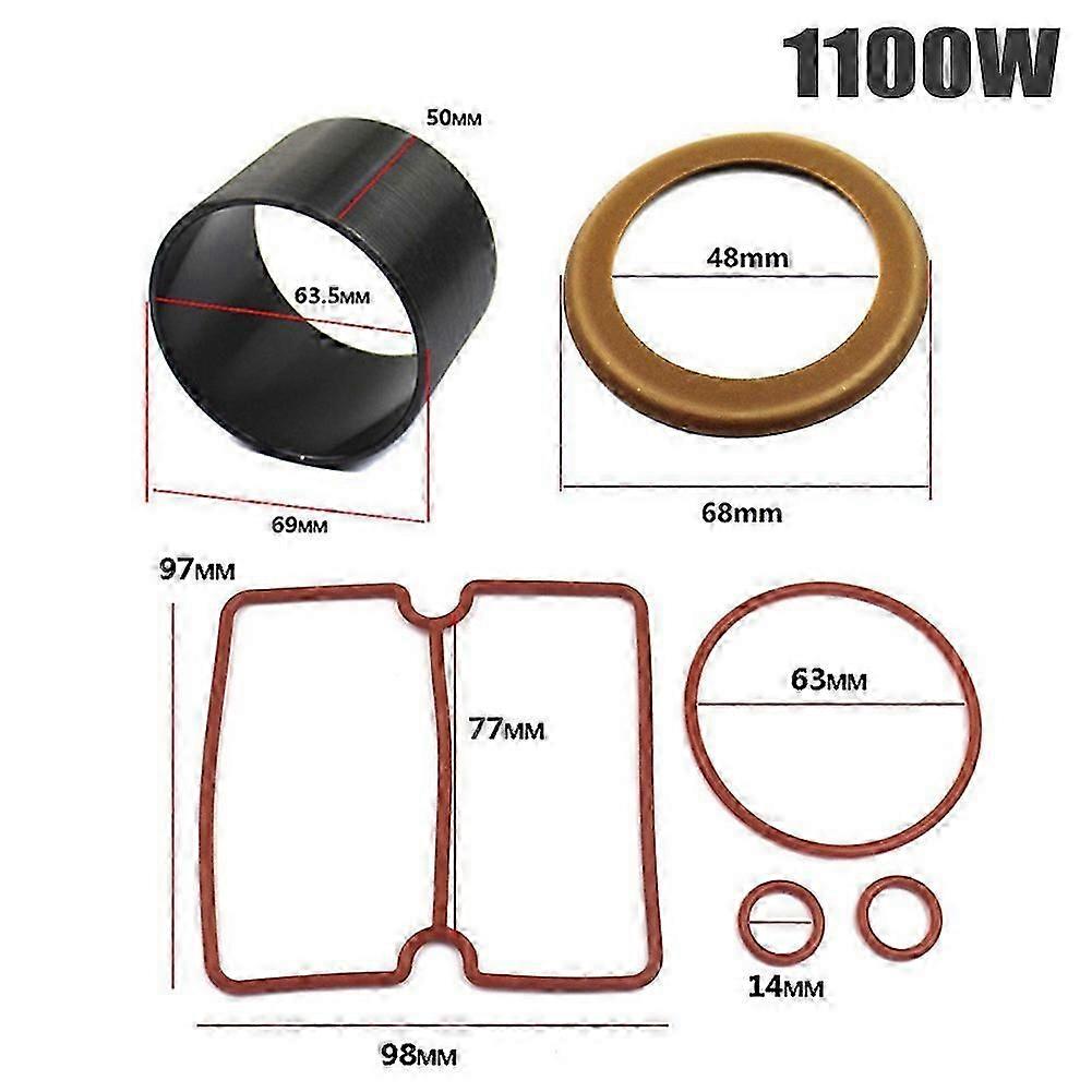 Compresor de aer fără ulei Mute Air Compressor Manșon cilindru piston Kit inel Performanță fiabilă și calitate excelentă DPH