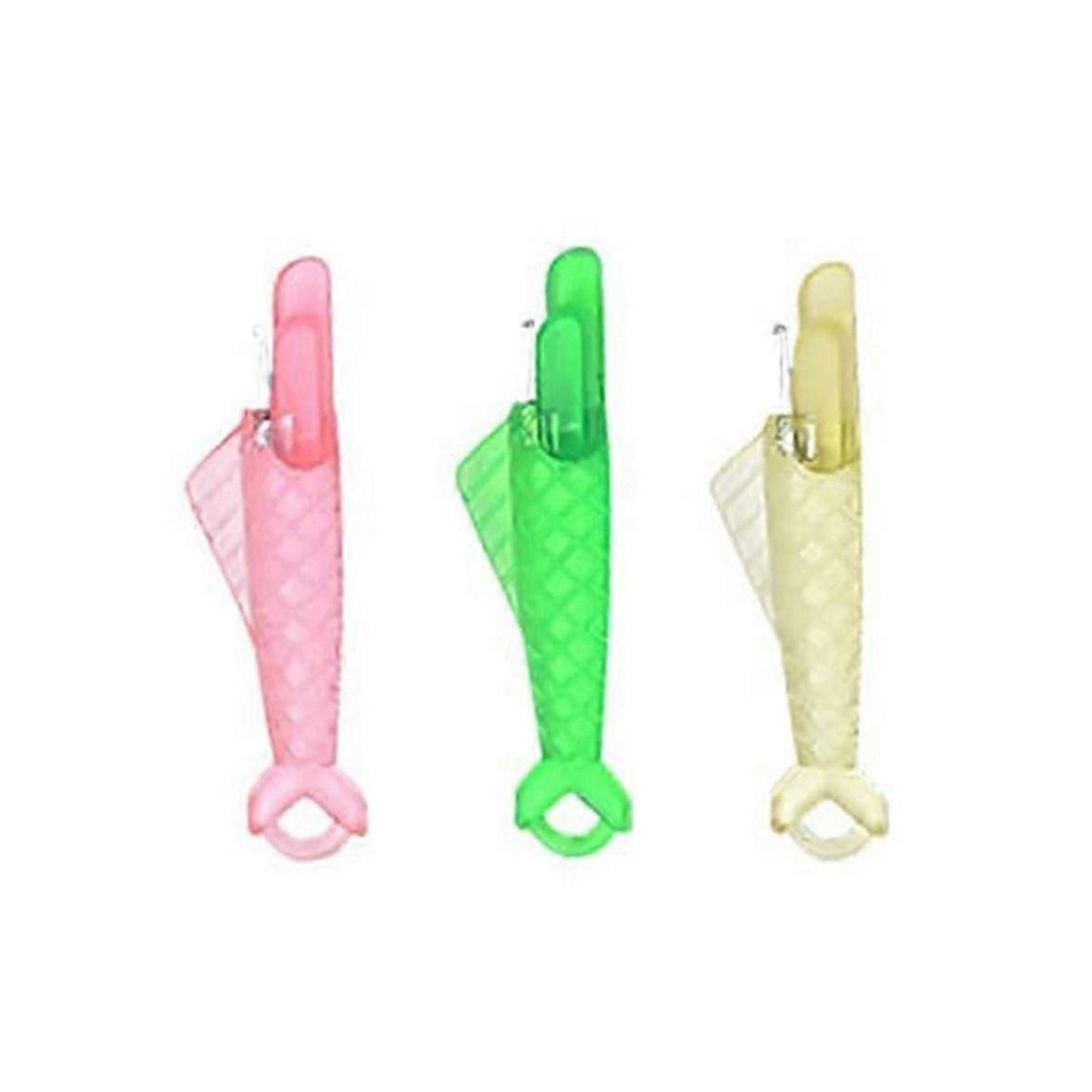 100 Pcs Sewing Machine Needle Threader Fish Type Quick Sewing Threader Embroidery Floss Automatic S