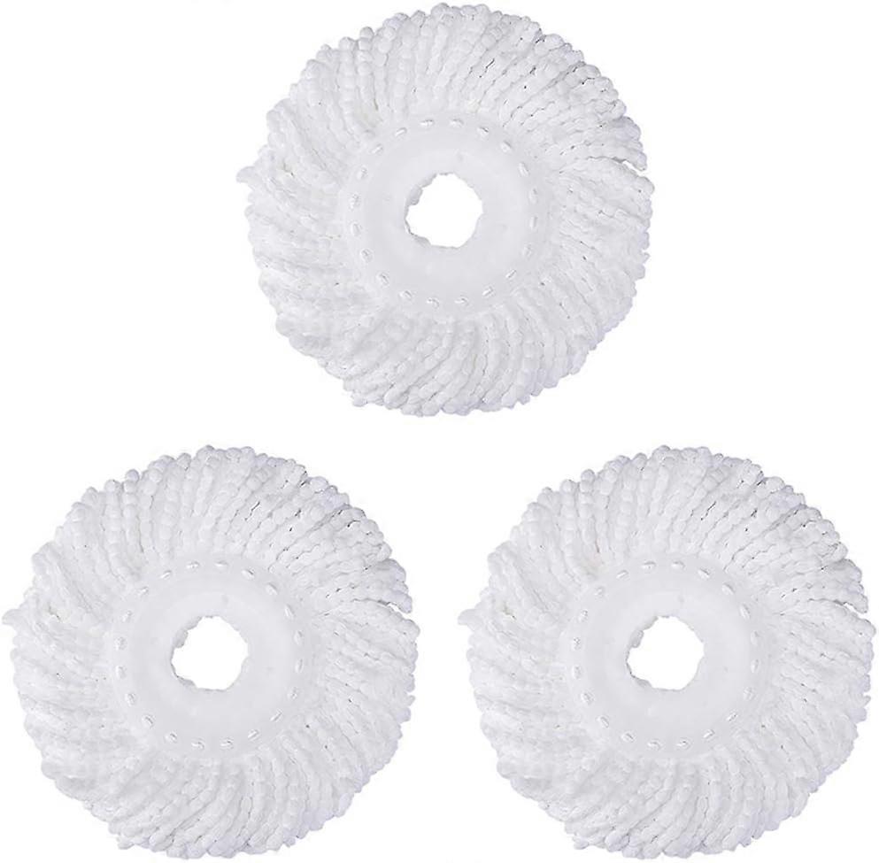 Spin Mop Replacement Heads, Microfiber, Universal Fit, Machine Washable