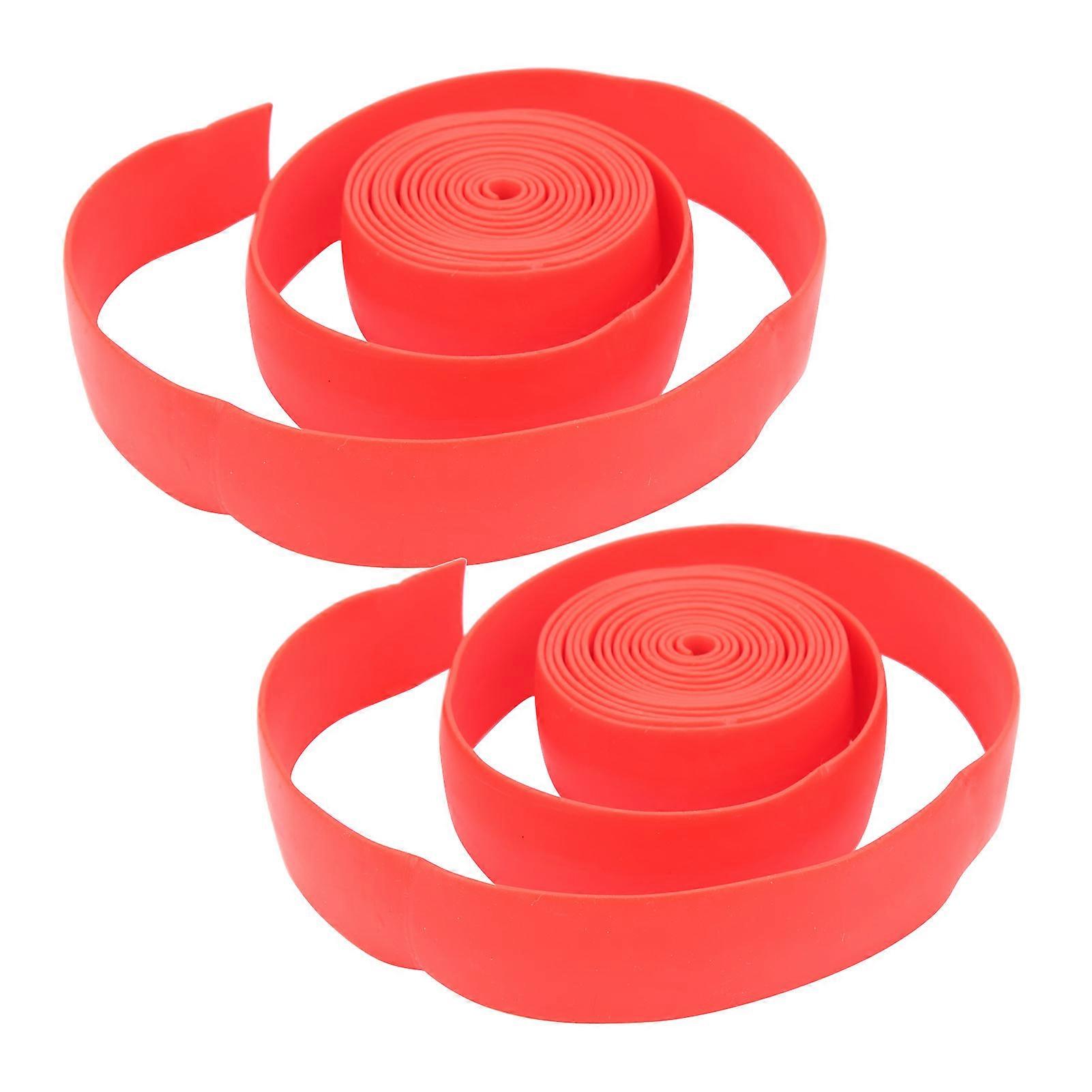 2Pcs/Set 2.5M Yoga Elastic Bands Exercise Sports Stretching Strap Fitness Bands ExpanderRed