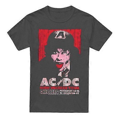 AC/DC ユニセックス アダルト ハイ ボルテージ ライブ 1975 Tシャツ