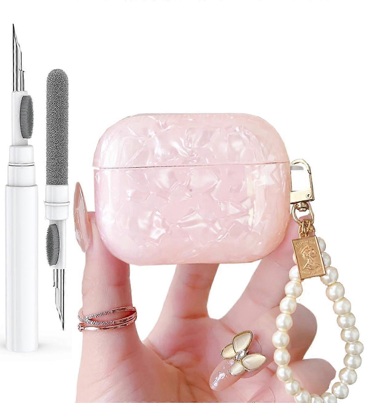 Cute shimmering AirPods Pro 2./1. Generation sheath pencil, cleaner shell patterned AirPods Case - Pink