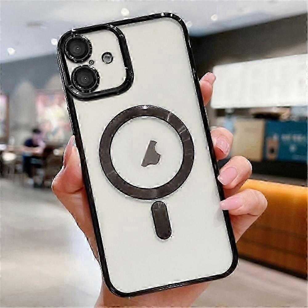 For Iphone 16 Case Electroplating Tpu Phone Cover Compatible With Magsafe -