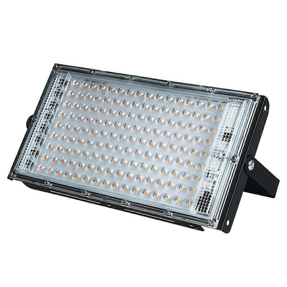 Waterproof LED Construction Site Flood Light, Specs: 200W 144 Beads (Warm White)