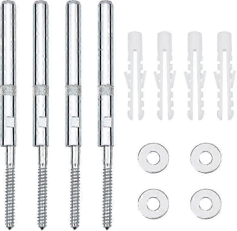 Pack Heavy Duty Concealed Floating Shelf Brackets - 10*160mm - Hidden Shelf Brackets With Screws For Floating Wall Shelves