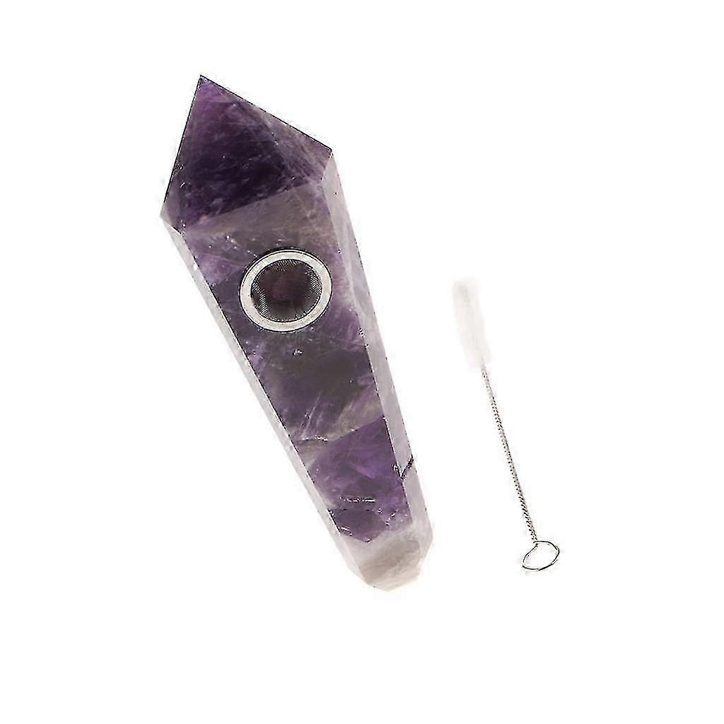 Natural Quartz Clear Crystal Tobacco Pipe Wand Cigarette