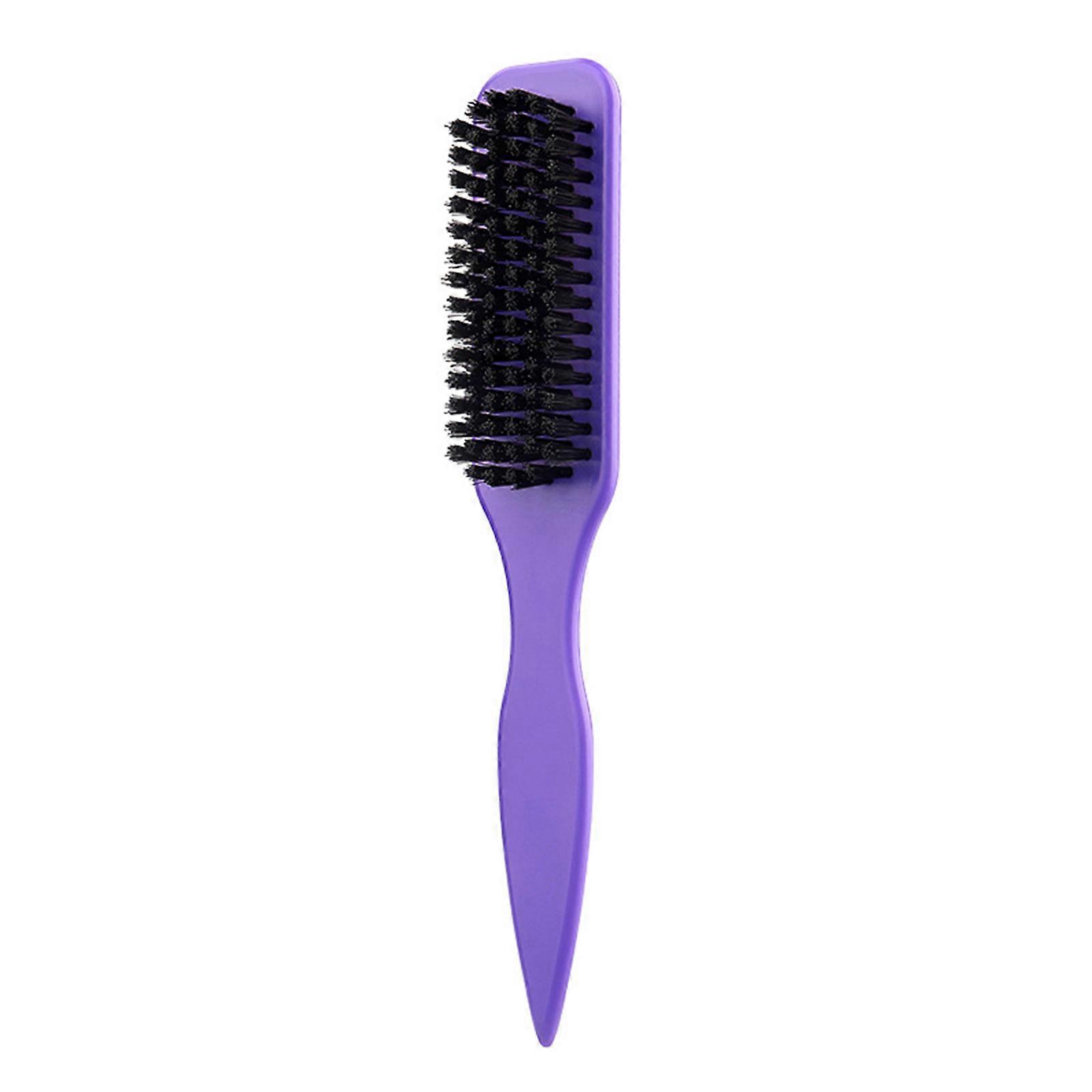 Man Beard Brush Practical Beard Cleaning Brush Beard Styling Brush Mustache Brushes Easy to Use Beard Shaving Brush Purple