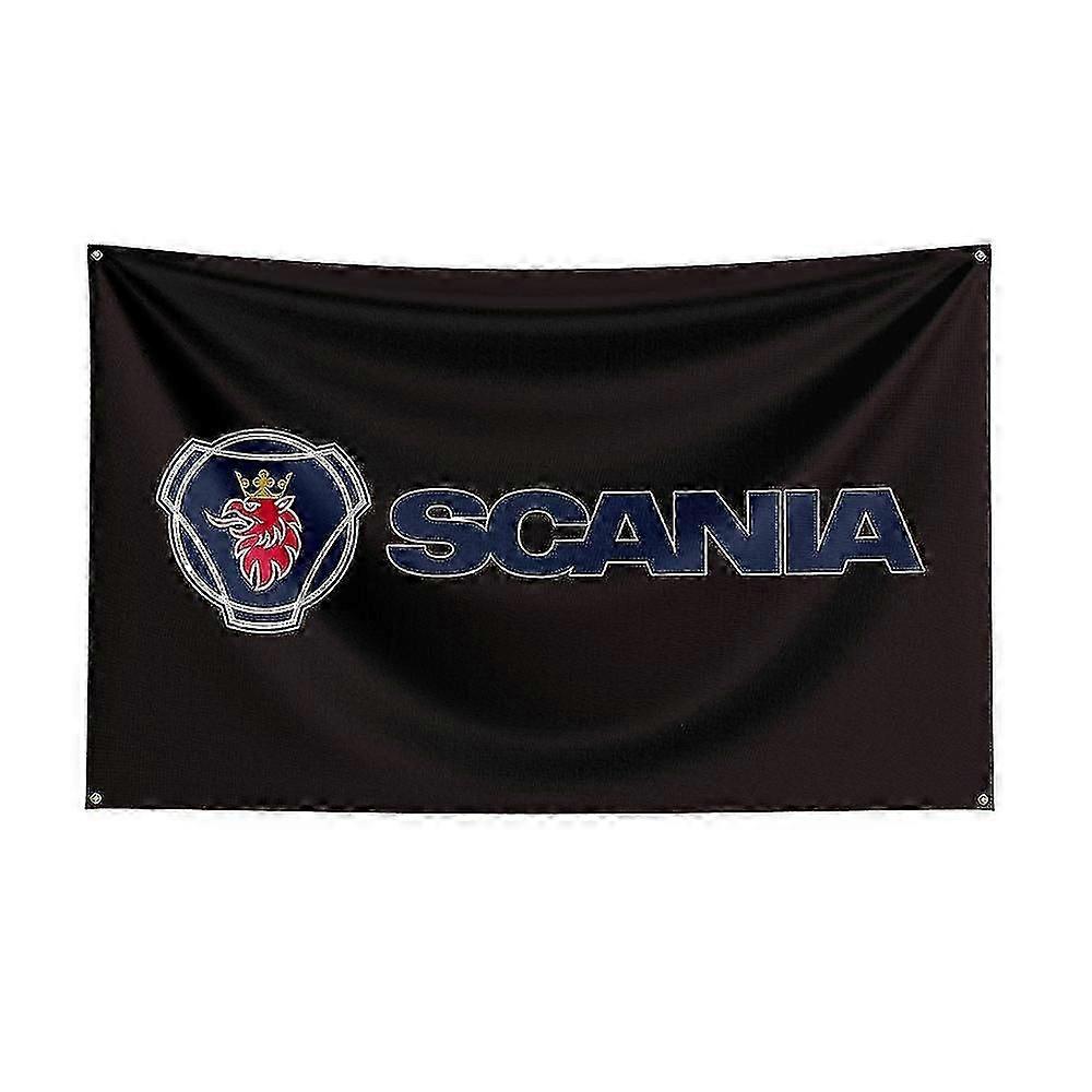 Tib 3x5ft Scania Racing Car Flag for Decor