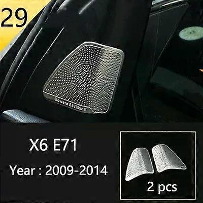 Car Styling Dashboard Side Air Outlet Air Conditioning Vent Frame Cover Trim Sticker Interior Accessories compatible for BMW X5 E70 X6 E71
