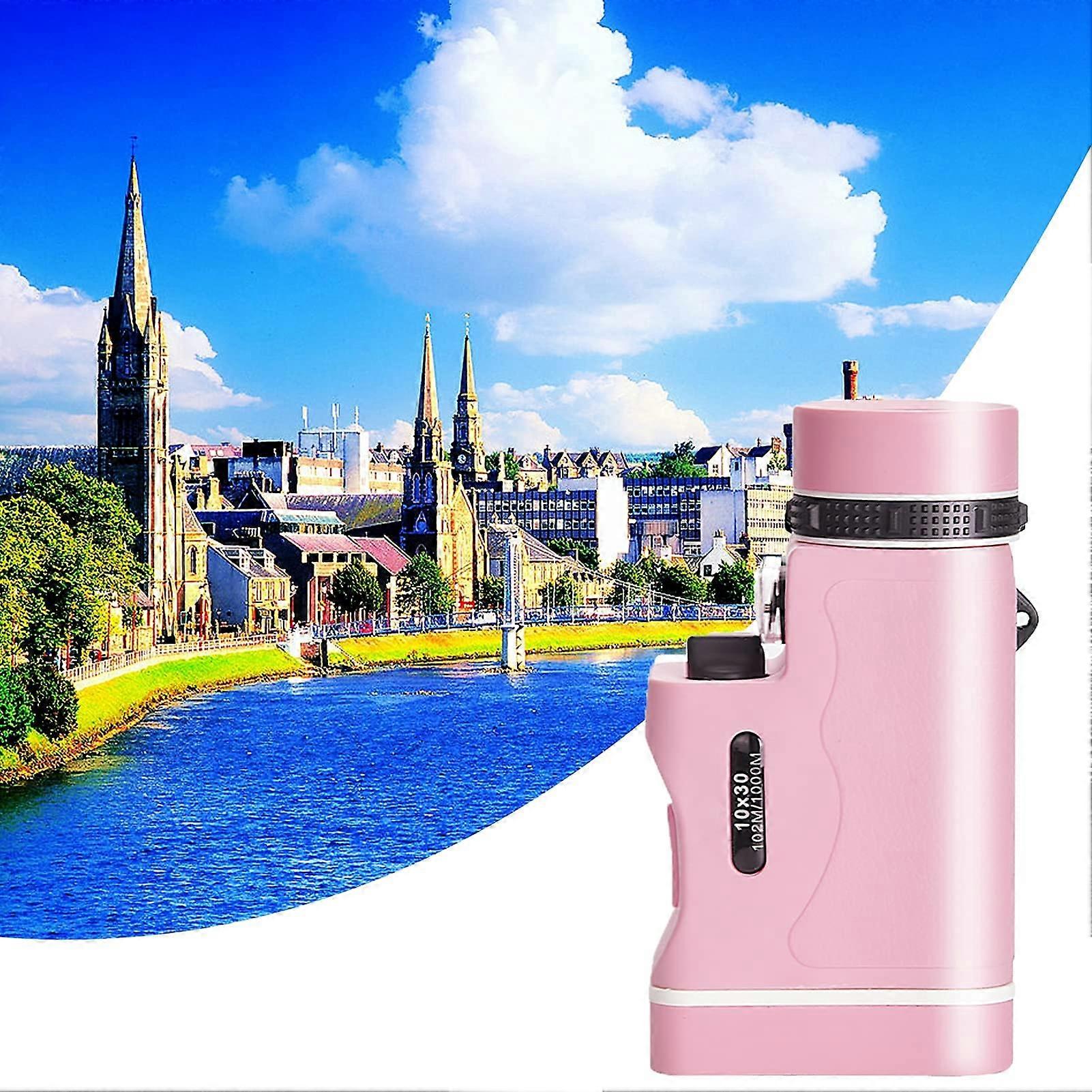 Monocular Telescope High Definition High Power For Adults Bird Watching Black Or Pink