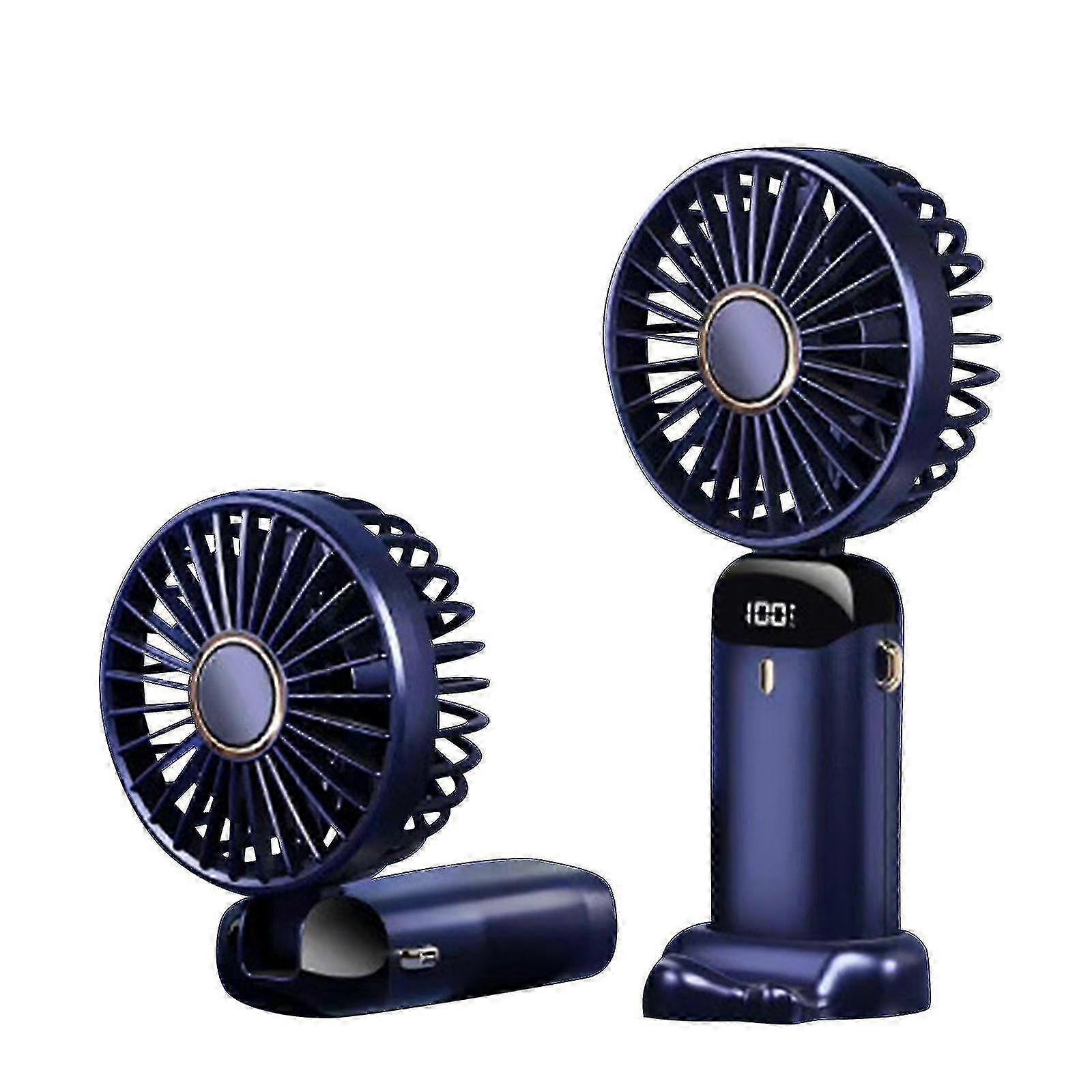 Yvan Brand Travel-Size Rechargeable Personal Mini Face Fan with 5 Speed Settings