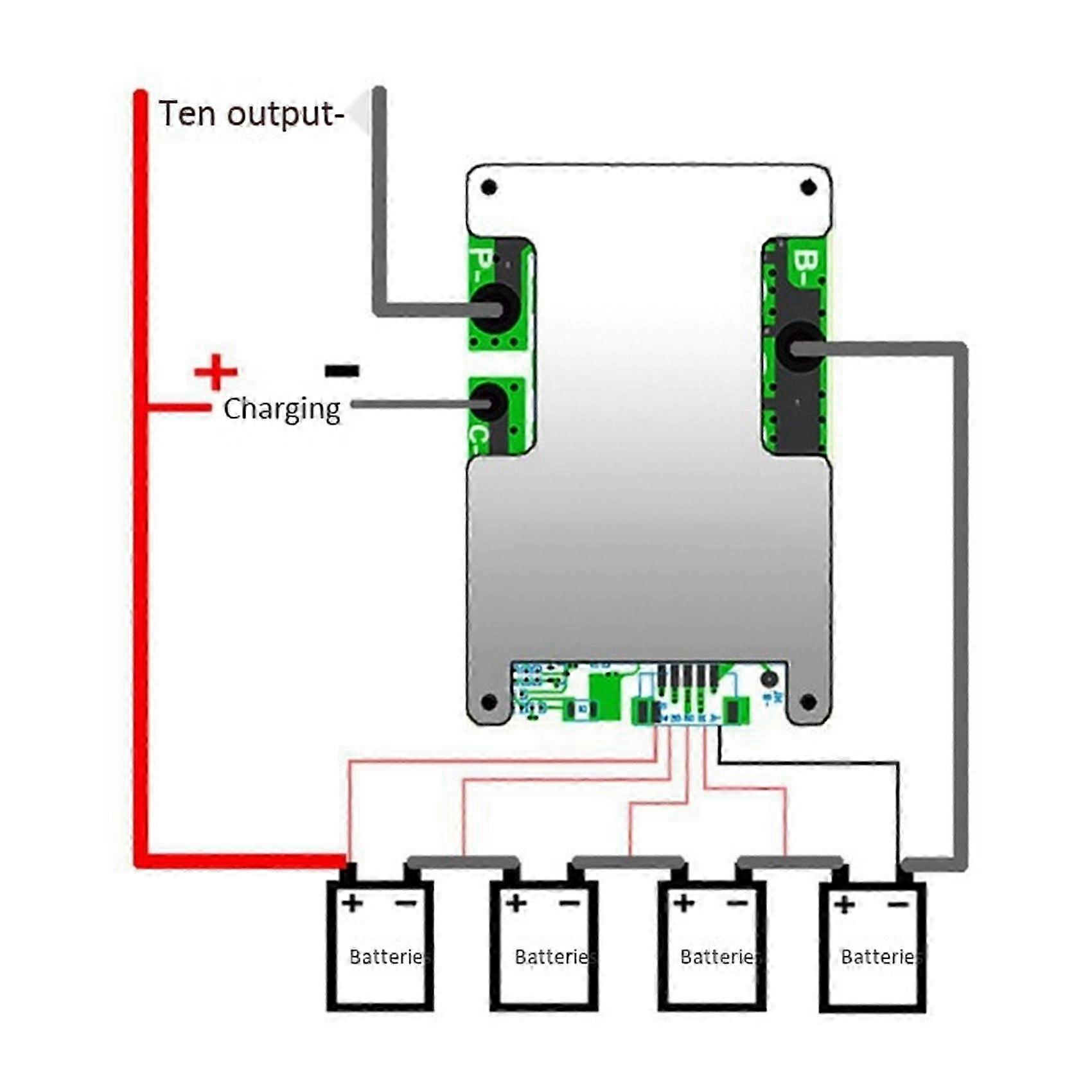 Placa de proteção de bateria 12V 100Ah LiFePO4 com BMS