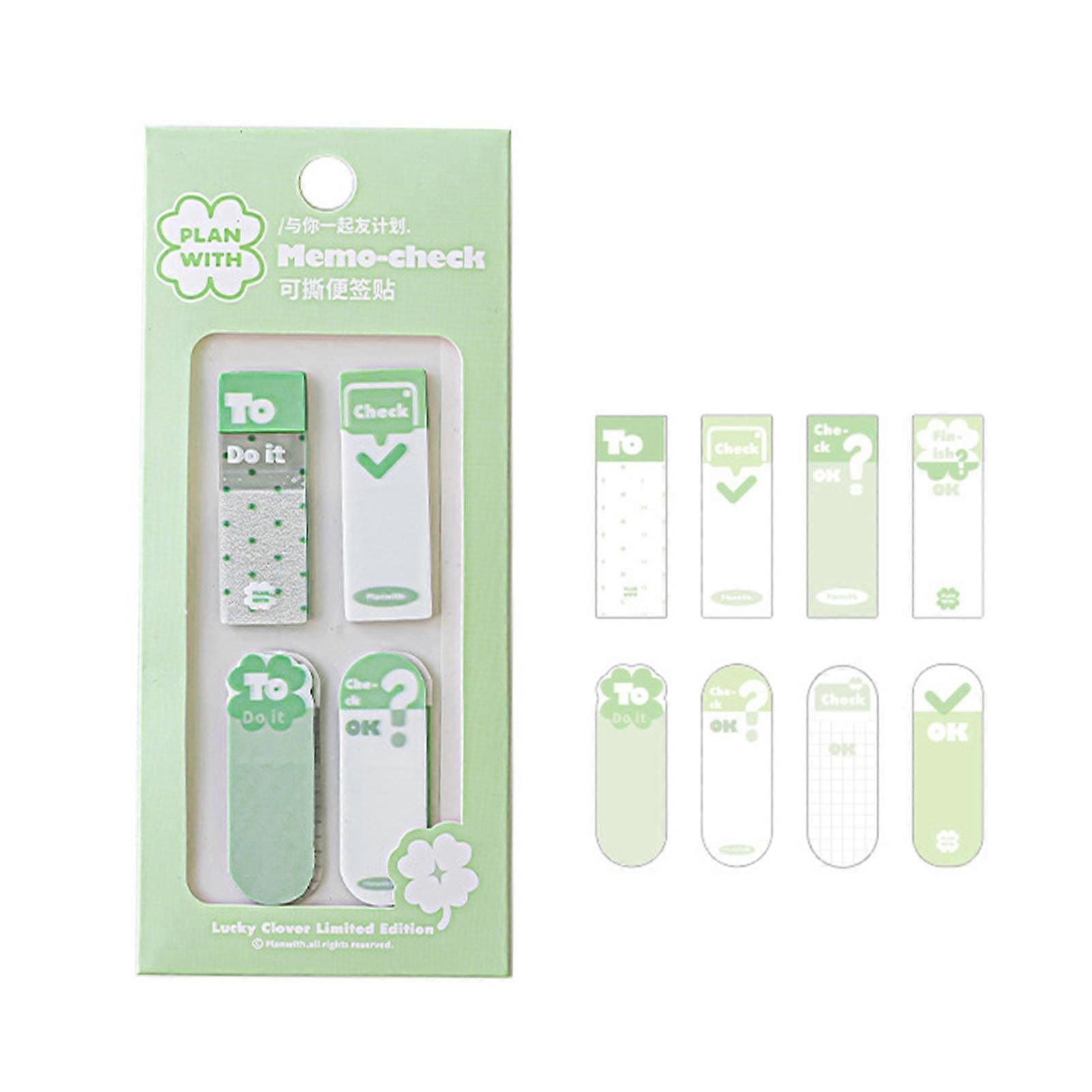 120Pcs 1x1.7Inch Index Label Clear PET Sticky Notes Page Marker Bookmarks Writable Label Strips for Noting Marking