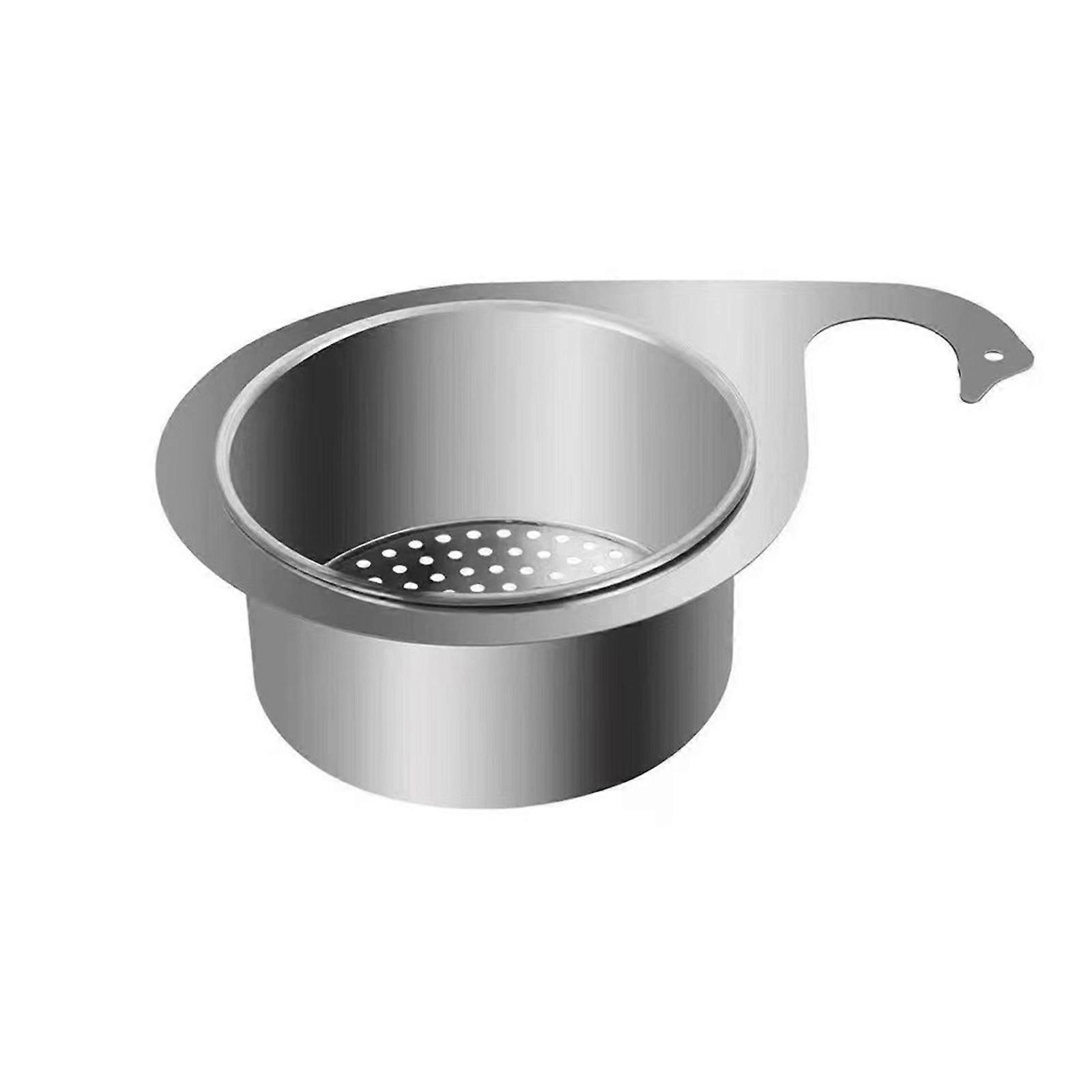 Stainless Steel Sink Strainer Basket Multifunctional Drain Shelf Sink Corner Filter Tray Practical Sinks Debris Catcher