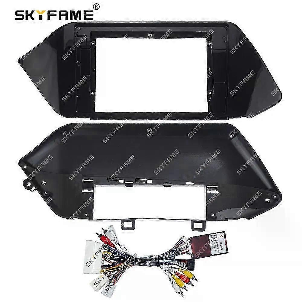 Applies to Car Frame Fascia Adapter Canbus Box Decoder Android Radio Dash Fitting Panel Kit Suitable for Hyundai Sonata 10