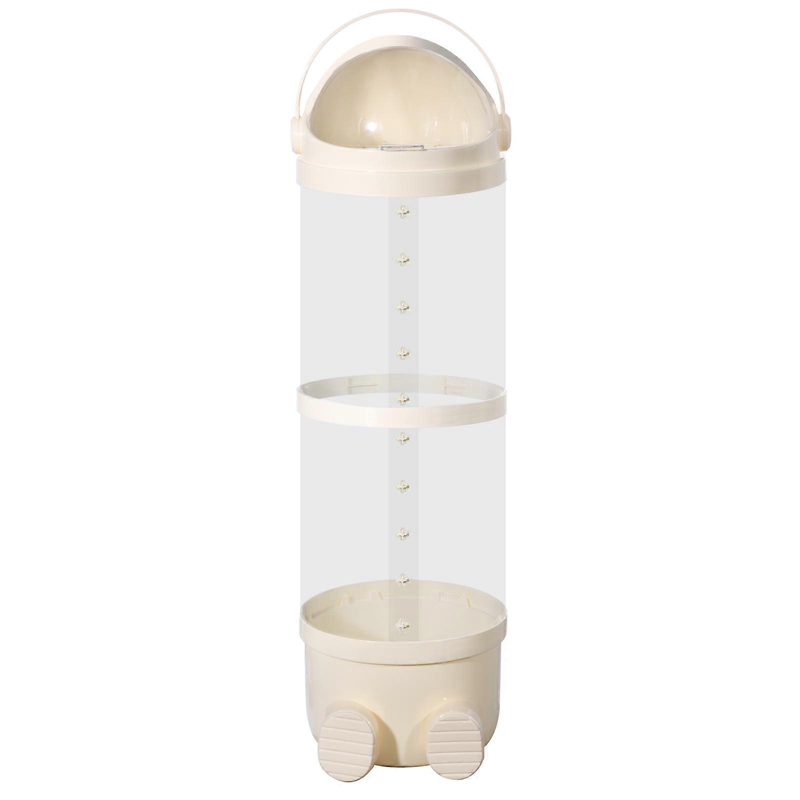 Versatile Children's Toy Storage Container Nursery Essential Doll Storage Tub Practical Plastic Toy Sorting Container White 97cm
