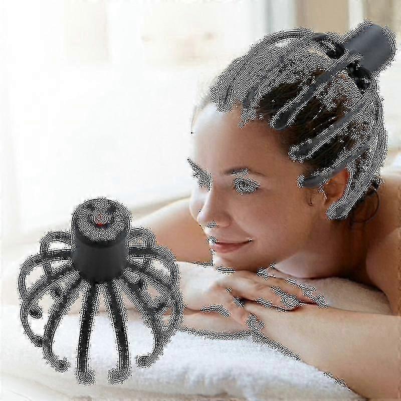 Electric Head Massage Intelligent Octopus Claw Scalp Massager For Therapeutic Scraping And Pressure Reduction-