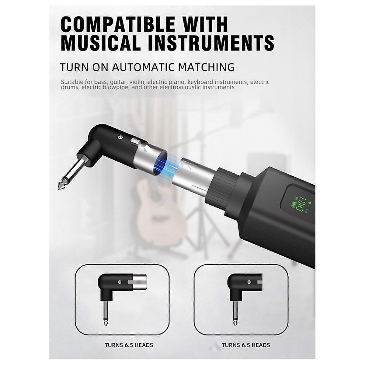 for Guitar XLR Transmitter and Receiver Dynamic Microphone A