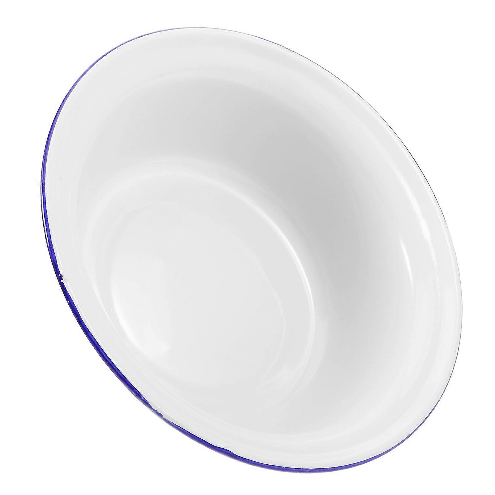 Large Bowl, Elegant Enamel Homeware Combining Style and Practicality