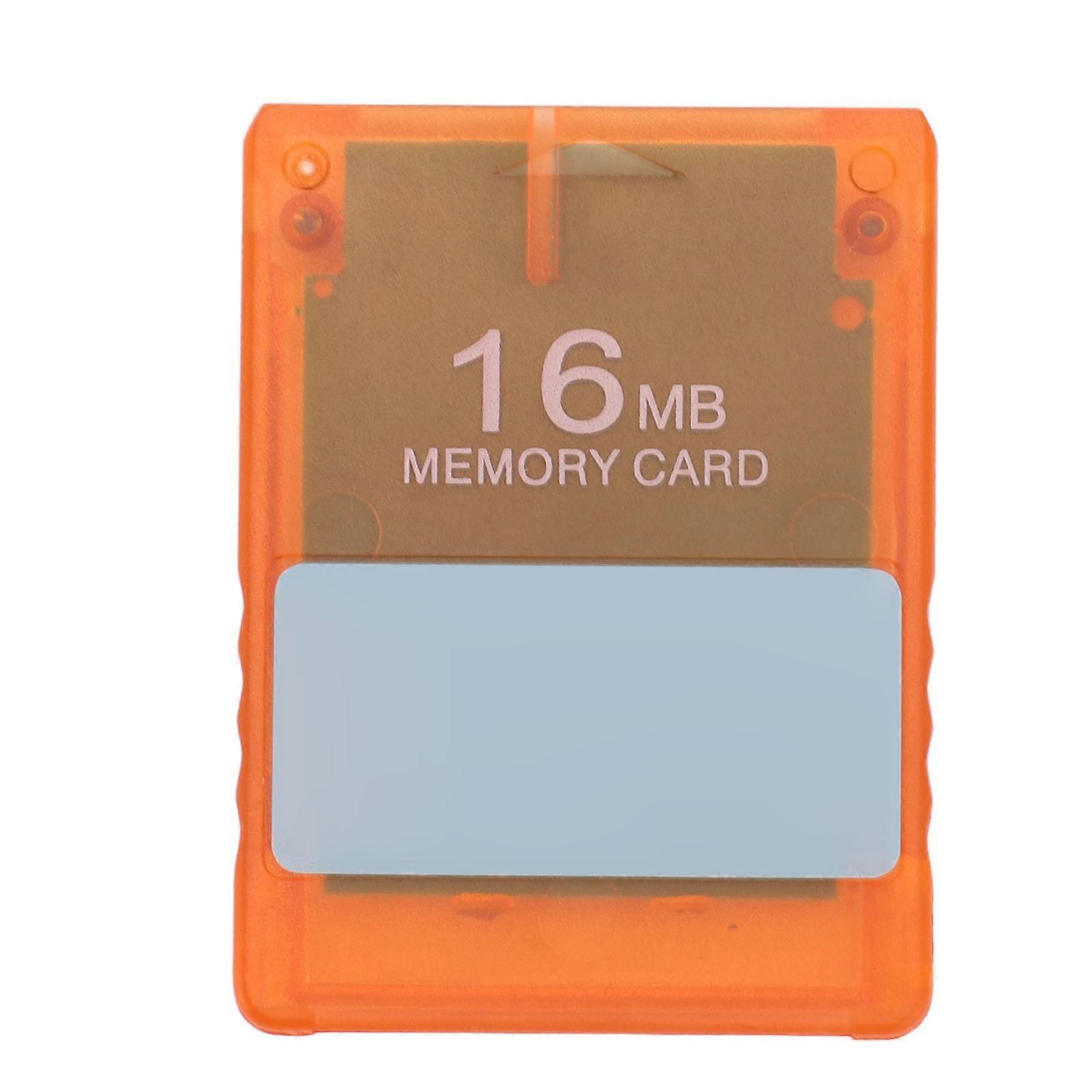 V1.953 Memory Card Professional OPL HD Loader Game Program Card for Game Console Accessories 16MB Transparent Orange